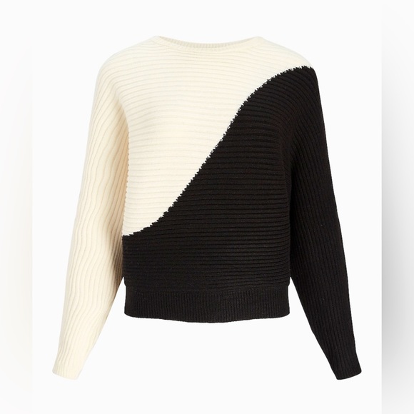 Ribbed Color Block Sweater - Picture 1 of 5